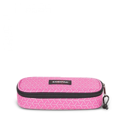 Eastpak-Oval Single-Hard Pencil Case-RefleksMetaPink-EK0007179D1