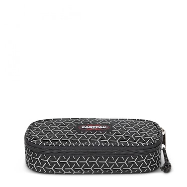 Eastpak-Oval Single-Hard Pencil Case-RefleksMetaBlac-EK0007178D8