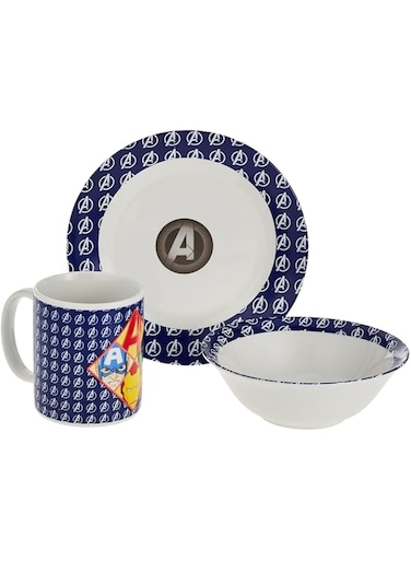 Marvel Avengers Porcelain Set, 3 Pieces, Trha935