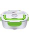Electric lunch box for fresh hot food, 40 Watt - Green