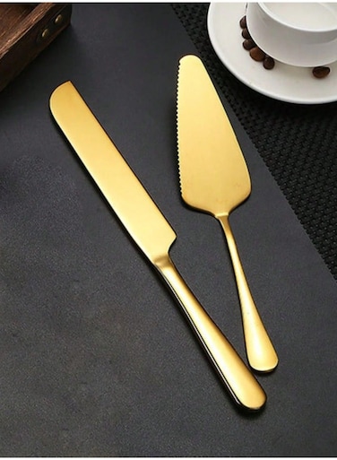 Ramadan Stainless Steel Cake Shovel, Bread Knife, Dessert Knife, Wedding &amp; Birthday Cake Shovel, Pizza Shovel
