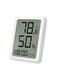 Digital Hygrometer Thermometer, Indoor Humidity Sensor with Large LCD Display Humidity and Temperature Monitor LCD Humidity and Temperature Sensor for Home,Babyroom,Bedroom,Elderly Room(White)