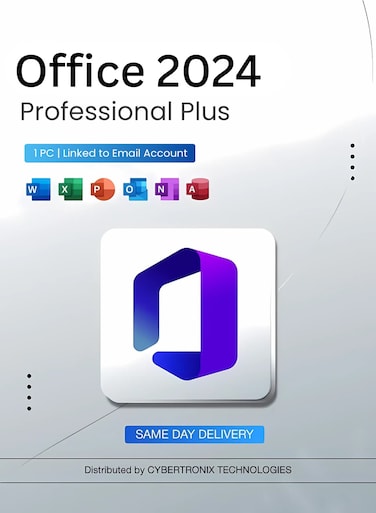 Microsoft Office 2024 Professional Plus   1PC Linked to Email Account   Digital License   SAME DAY DELIVERY