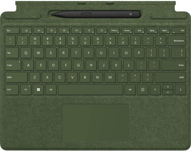 Microsoft Surface Pro Signature Keyboard with Slim Pen 2 - Forest (English/Arabic Version)