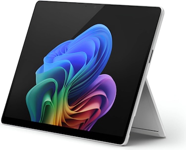 Microsoft Copilot+ PC Surface Pro Tablet, 13-inch OLED PixelSense Flow Touch, Qualcomm Snapdragon X Elite, 16GB RAM, 1TB SSD, Qualcomm Adreno GPU, WIN 11, Platinum- ZIB-00001 (International Version)