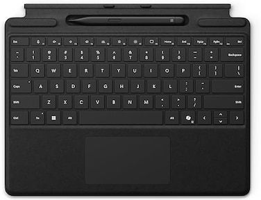Microsoft Surface Pro Keyboard with Slim Pen   Black   Compatible with Surface Pro (11th Edition), Surface Pro 9, or Surface Pro 8
