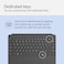 Microsoft Surface Pro Keyboard for Surface Pro 12" Device Keyboard Only, Alcantara Material Bold Keyset - Slate (International Version)