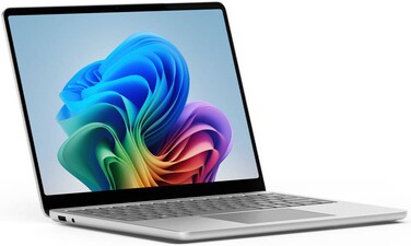 Microsoft Surface Laptop Copilot+ PC, 13" PixelSense Touchscreen Display Snapdragon X Plus 16GB RAM 256GB SSD Qualcomm Adreno Graphics Windows 11 - Platinum - English Keyboard (International Version)