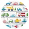 Transportation Time Dinner Plates 8.75" 8ct