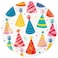 Hats Off Birthday Luncheon Plates 7" 8Ct