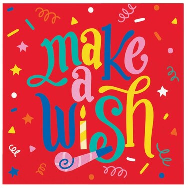 Hats Off Birthday Luncheon Napkins 16ct