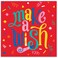Hats Off Birthday Luncheon Napkins 16ct