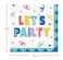 Party Patterns Luncheon Napkin 2-ply 16ct