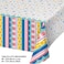 Party Patterns Paper Tablecover 54"x96" 1ct