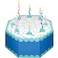 Party Patterns 3D Centerpiece 8ct