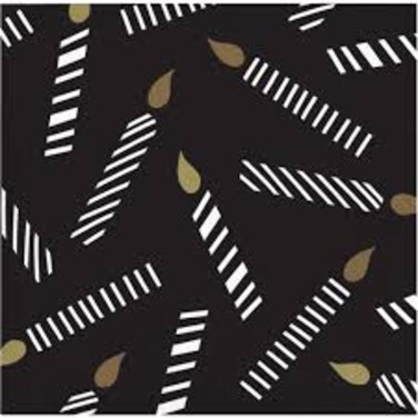 Golden Wishes Beverage Napkin 2-ply 16ct