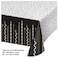 Golden Wishes Paper Tablecover 54"x96"1Ct