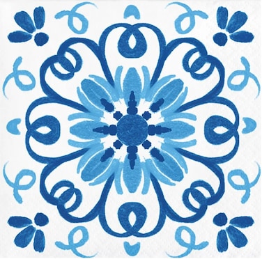 Blue Willow Beverage Napkins 2-ply 16ct