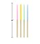 Tall Metallic Candles 6" 12ct