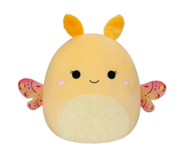20" Jumbo Plush Yellow Moth Officially Licensed Kellytoy Colorful Soft Gift for Kids Girls &amp; Boys Washable Squishy Stuff Toy Multicolor All Age