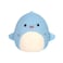 12" Fuzzamallow Medium Plush Davie Blue Shark Officially Licensed Kellytoy Colorful Soft Gift for Kids Girls &amp; Boys Washable Squishy Stuff Toy Multicolor All Age