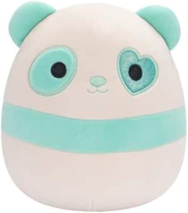 Squishmallows 5 Inch Schwindt The Panda Officially Licensed Kellytoy Plush Toy Colorful Soft Gift For Kids Girls &amp; Boys Washable Squishy Stuff Toy Multicolor All Age