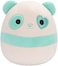 Squishmallows 5 Inch Schwindt The Panda Officially Licensed Kellytoy Plush Toy Colorful Soft Gift For Kids Girls &amp; Boys Washable Squishy Stuff Toy Multicolor All Age