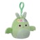 Little Plush 3.5" Clip-On Tove Mint Green Mothman with Flower Crown and Fuzzy Belly Officially Licensed Kellytoy Colorful Soft Gift for Kids Girls &amp; Boys Washable Squishy Stuff Toy Multicolor All Age
