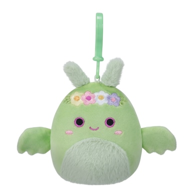 Little Plush 3.5" Clip-On Tove Mint Green Mothman with Flower Crown and Fuzzy Belly Officially Licensed Kellytoy Colorful Soft Gift for Kids Girls &amp; Boys Washable Squishy Stuff Toy Multicolor All Age