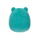 7.5" Little Plush Robert Aqua Frog with Floral Belly Officially Licensed Kellytoy Colorful Soft Gift for Kids Girls &amp; Boys Washable Squishy Stuff Toy Multicolor All Age