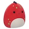 Little Plush 7.5" Dolan Red Dino with Yellow Spots Officially Licensed Kellytoy Colorful Soft Gift for Kids Girls &amp; Boys Washable Squishy Stuff Toy Multicolor All Age