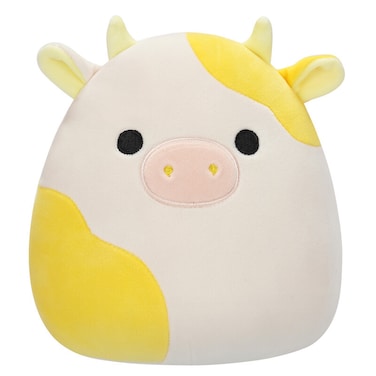 Little Plush 7.5" Bodie Yellow and White Cow Officially Licensed Kellytoy Colorful Soft Gift for Kids Girls &amp; Boys Washable Squishy Stuff Toy Multicolor All Age