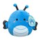Little Plush 7.5" Waverly Blue Butterfly with Dark Blue Wings Officially Licensed Kellytoy Colorful Soft Gift for Kids Girls &amp; Boys Washable Squishy Stuff Toy Multicolor All Age
