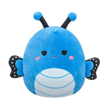 Little Plush 7.5" Waverly Blue Butterfly with Dark Blue Wings Officially Licensed Kellytoy Colorful Soft Gift for Kids Girls &amp; Boys Washable Squishy Stuff Toy Multicolor All Age