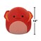 12" Medium Plush Maxie Red Frilled Lizard Officially Licensed Kellytoy Colorful Soft Gift for Kids Girls &amp; Boys Washable Squishy Stuff Toy Multicolor All Age