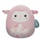Medium Plush 12 inch Lala Pink Lamb with Floral Ears and Belly Officially Licensed Kellytoy Plush Toy Colorful Soft Gift for Kids Girls &amp; Boys Washable Squishy Stuff Toy Multicolor All Age