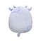 12" Medium Plush Light Blue Velvet Cow with Blue Patches Officially Licensed Kellytoy Colorful Soft Gift for Kids Girls &amp; Boys Washable Squishy Stuff Toy Multicolor All Age