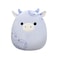 12" Medium Plush Light Blue Velvet Cow with Blue Patches Officially Licensed Kellytoy Colorful Soft Gift for Kids Girls &amp; Boys Washable Squishy Stuff Toy Multicolor All Age