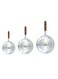 Metal Finish Frying Pan 3 Pcs Set 1x3 with Wooden Handle Original Made In Pakistan