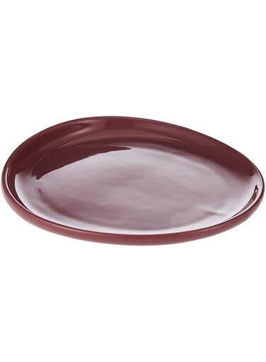 Shallow 18Cm Dessert Plate -Shiny Purple (CHP-367-PUR)