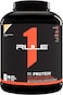 Rule1 1 Whey Protein Powder, Cookies &amp; Cream 100% Whey Protein Isolate &amp; Whey Protein Hydrolysate Formula, 25G Protein 76 Servings 5.03 Lbs (2.20 Kg)