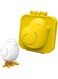 Khazna Cute Chick Shape Egg Mold, Boiled Egg Shaper - Boiled Egg Mold, Kawaii Chick Shape Mold Tool for Making Sushi, Rice Ball Mold for Kids, Cute Cartoon Chick Shape Egg Mold for Children (Yellow)