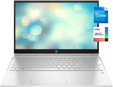 HP لابتوب بافليون 15 2024 بشاشة 15.6 انش FND (1920x1080)، معالج انتل كور i5-1335U، ذاكرة RAM 16GB DDR4-3200MHz، ذاكرة مستديمة SSD 1TB، كيبورد باضاءة خلفية، قارئ بصمات الاصابع، ويندوز 11 (سيفر)