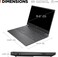 HP Victus 15-FA1040NR Laptop, 15.6" FHD Display, Intel Core i5-12500H, 16 GB RAM, 512 GB SSD, NVIDIA GeForce RTX 4050 GPU 6 GB, Windows 11 Home, English Keyboard, Silver,International Version