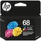 HP 68 Tri-Color Original Ink Cartridge for HP ENVY Inkjet Printers (Cyan, Magenta, Yellow) (International Version)