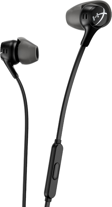 HyperX 70N24AA One Size Cloud Earbuds II Wired Gaming with Mic, Black