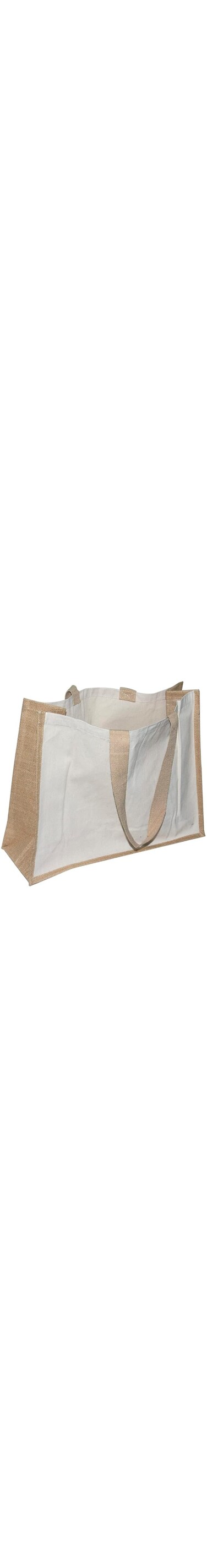 IN.HOUSE Jute Canvas Shopping Tote Bag With Handles 38x50x18cm Jute Gift Tote Beach Bag for Bridesmaid Wedding Shopping Grocery