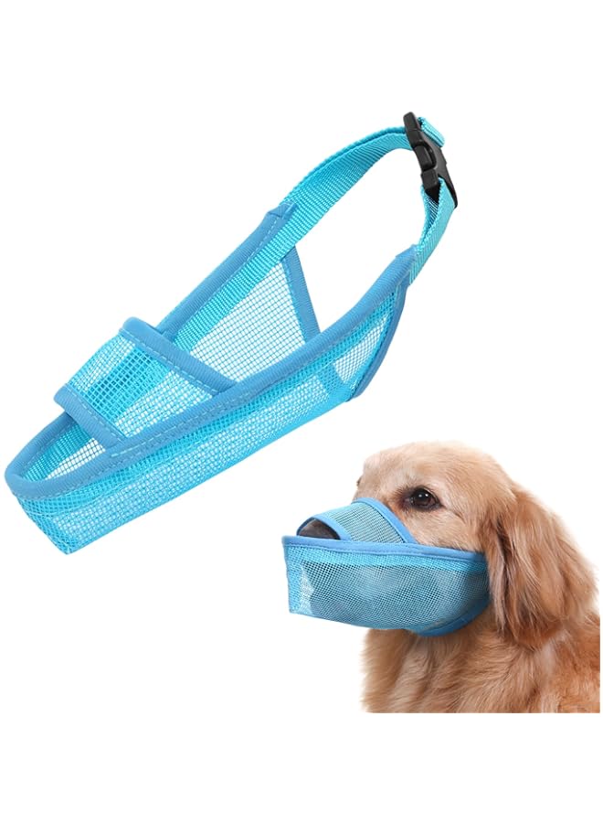 Crazy Felix Nylon Dog Muzzle for Small Medium Large Dogs Air Mesh Breathable and Drinkable Pet Muzzle for Anti-Biting Anti-Barking Licking (L Ora Crazy Felix Nylon Dog Muzzle for Small to Medium Dogs
