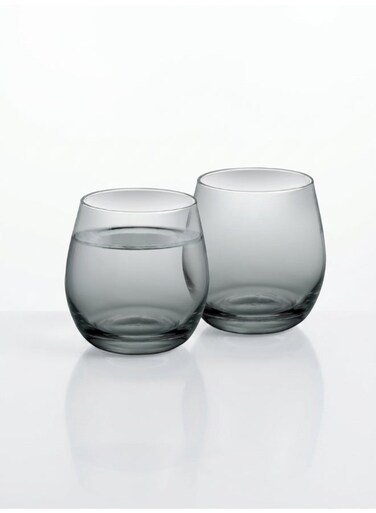 Maine Grey 6 Piece Tumbler 320ml Drinking Set For Juice, Water, Soft Drinks, Hard Drink, Hot Beverages