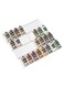 Spice Drawer Rack, 4 Tier - 2 Set (8 Pcs) Expandable From 9" to 18" Clear Acrylic Seasoning Jars Drawers Organizer, Spice Drawer Insert, Kitchen Spice Rack Tray for Drawer/Countertop
